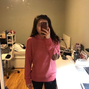 dark coral oversized sweatshirt